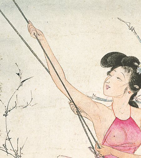 尼木县-胡也佛的仕女画和最知名的金瓶梅秘戏图